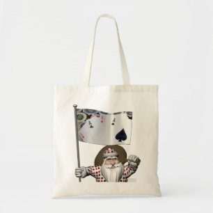Santa Claus Loves Playing  Poker Tote Bag