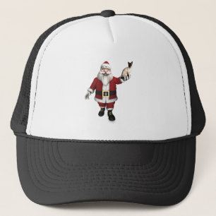 Santa Claus Loves Siamese Cats Trucker Hat