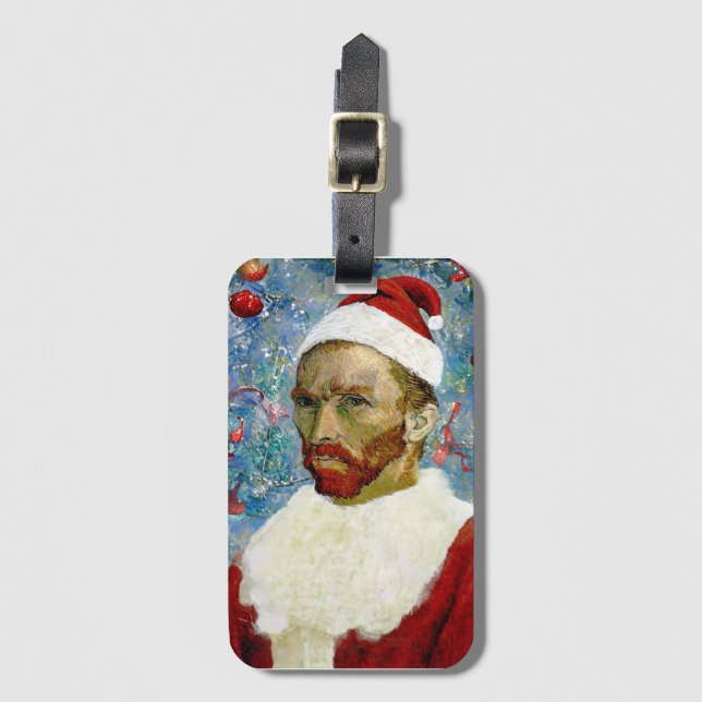 Santa Claus Luggage Tag (Front Vertical)