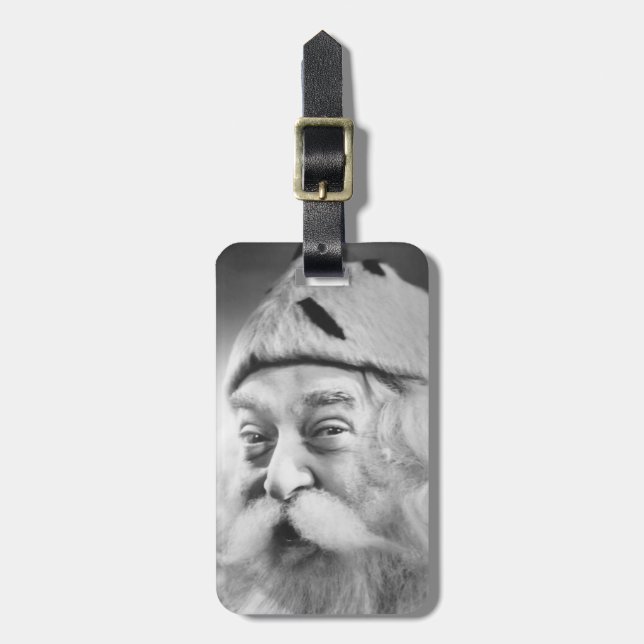 Santa Claus Luggage Tag (Front Vertical)