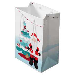 Santa Claus  Medium Gift Bag