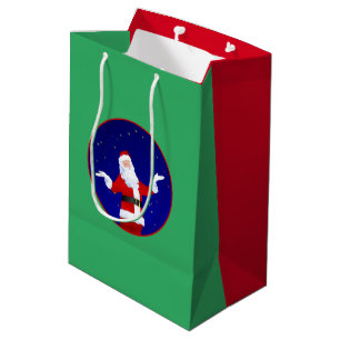 Santa Claus Medium Gift Bag