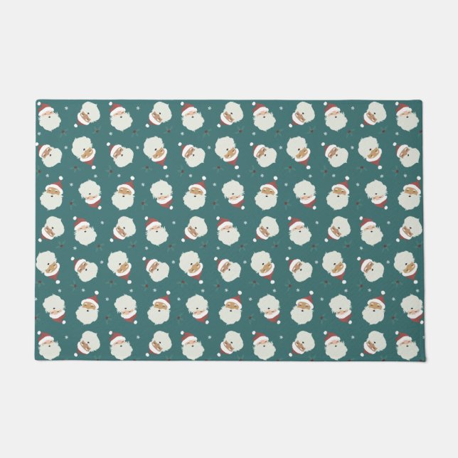 Santa Claus Merry Christmas Doormat (Front)