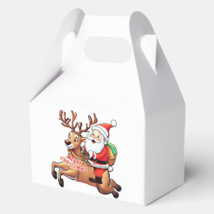 Santa Claus Merry Christmas Favour Box
