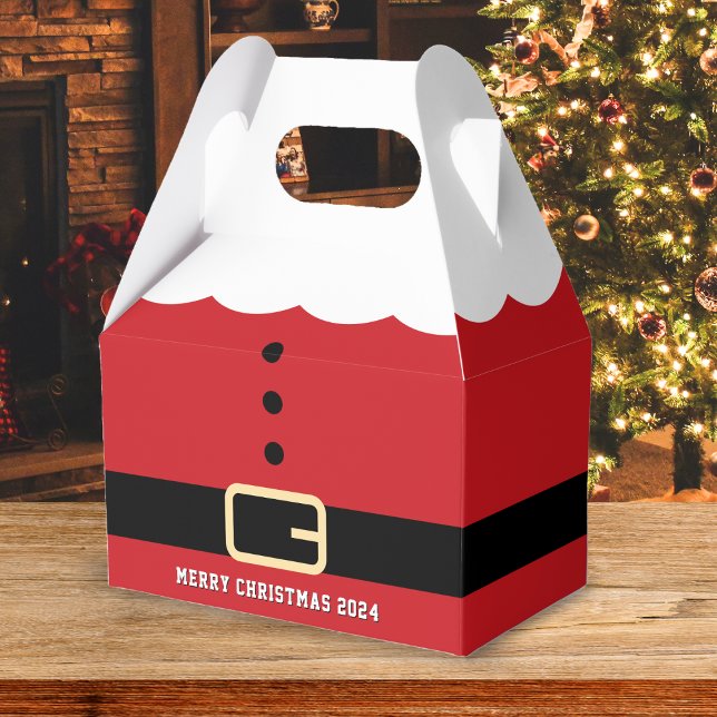 Santa Claus Merry Christmas Favour Box (Santa Claus Merry Christmas Favor Boxes
)