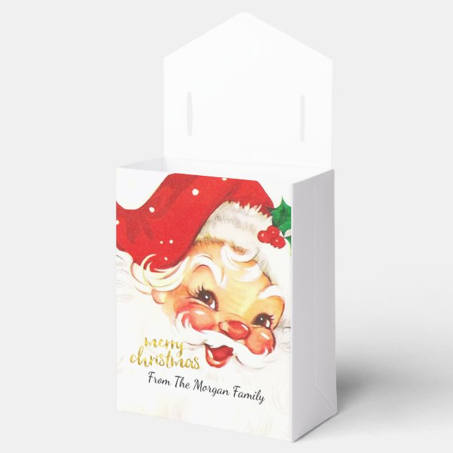 Santa Claus Merry Christmas   Favour Box (Opened)