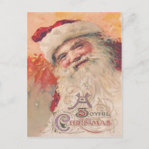 Santa Claus Merry Christmas Holiday Postcard