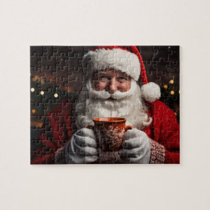 Santa Claus Merry Christmas Jig Saw Puzzle