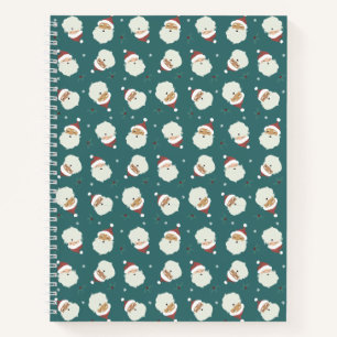 Santa Claus Merry Christmas Notebook