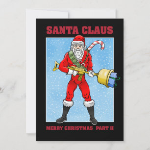 Santa Claus Merry Christmas Part 2 Christmas Card