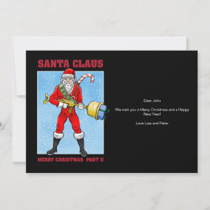 Santa Claus Merry Christmas Part 2 Christmas Card