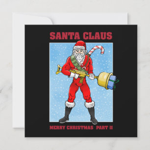 Santa Claus Merry Christmas Part 2 Christmas Card