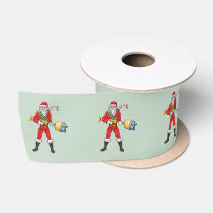 Santa Claus Merry Christmas Part 2 Satin Ribbon