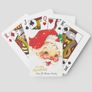 Santa Claus Merry Christmas Playing Cards