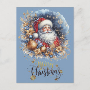 Santa Claus Merry Christmas  Postcard