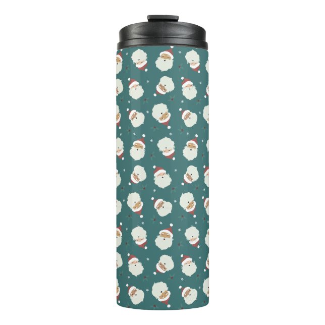 Santa Claus Merry Christmas Thermal Tumbler (Front)