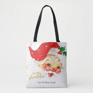 Santa Claus Merry Christmas  Tote Bag