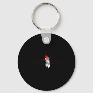 Santa Claus Merry Xmas Merry Christmas Happy New Y Key Ring