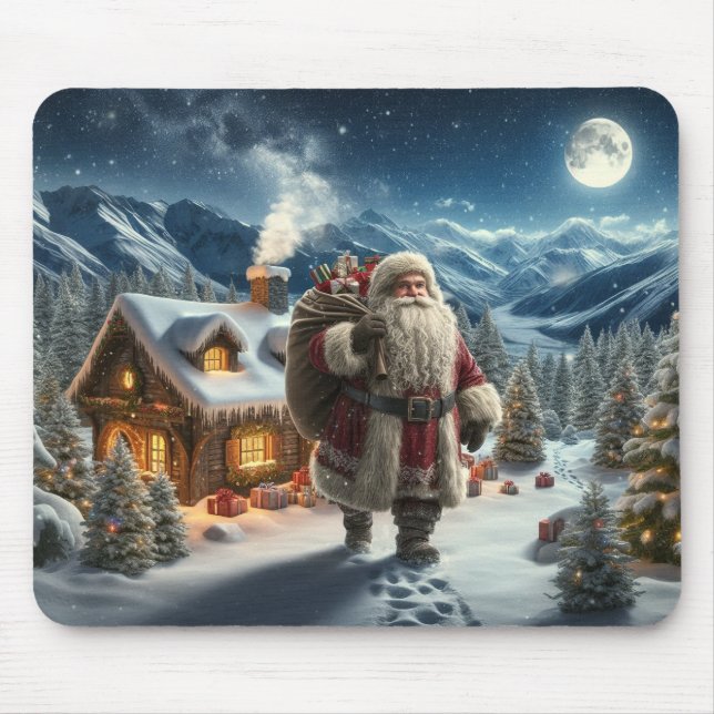 Santa Claus Mouse Mat (Front)