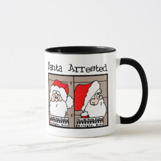 Santa Claus Mug Shot Christmas Mug