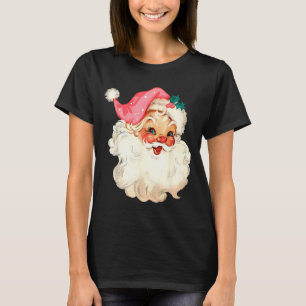 Santa Claus Nk Christmas Face Old Xmas Vintage Nk  T-Shirt