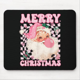 Santa Claus Nk Sungles Blowing Bubble Gum Christma Mouse Mat