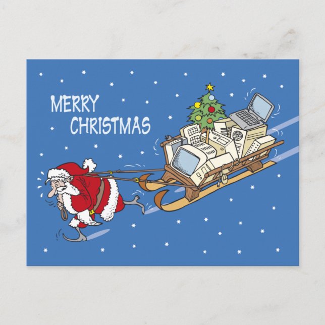 Santa Claus no. 08 Holiday Postcard (Front)