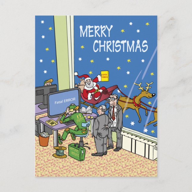 Santa Claus no. 12 Holiday Postcard (Front)