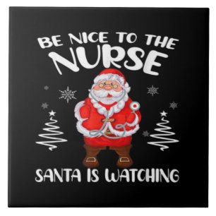 Santa Claus Nurse Tile