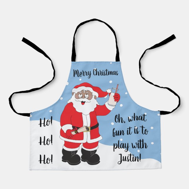 Santa Claus of Colour Apron (Front)