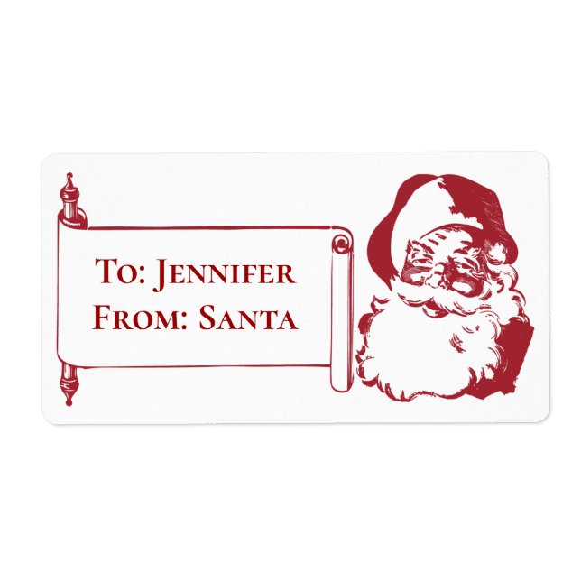 Santa Claus Old Fashioned Vintage Christmas (Front)