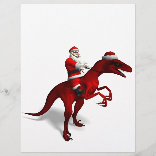 Santa Claus On Dino (Front)