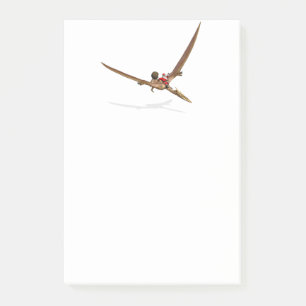 Santa Claus On Quetzalcoatlus Post-it Notes