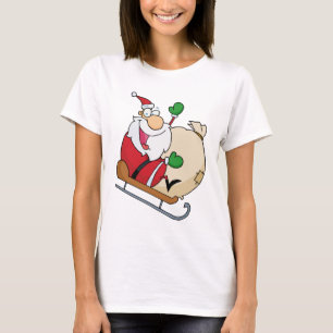 Santa Claus on Sleigh T-Shirt