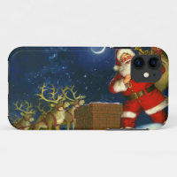 Santa Claus on the roof