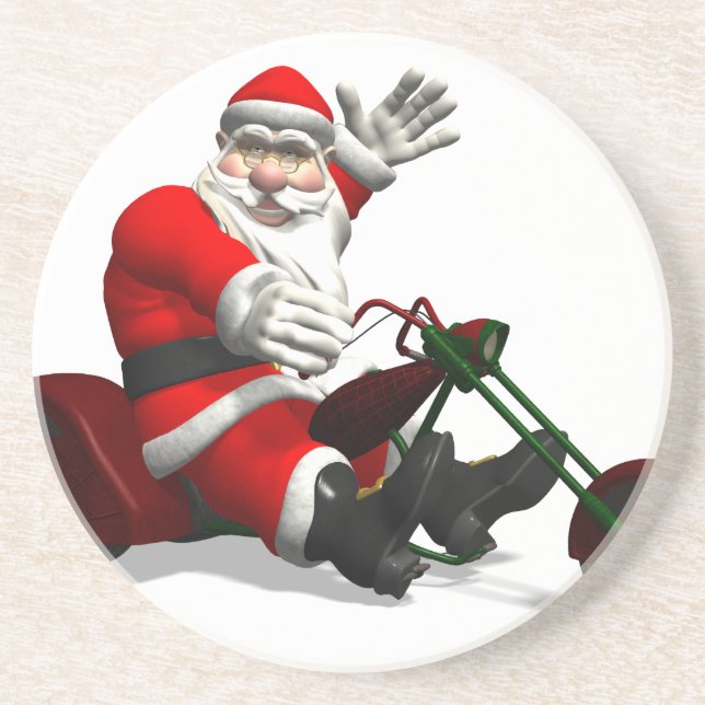Santa Claus On Trike Coaster (Front)