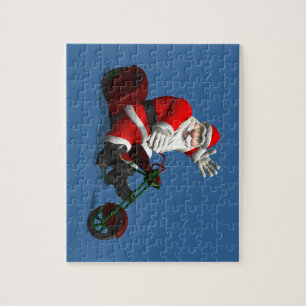 Santa Claus On Trike Jigsaw Puzzle