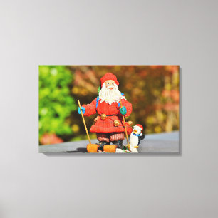 Santa Claus ornament Canvas Print