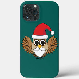 Santa Claus Owl iPhone 13 Pro Max Case