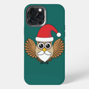 Santa Claus Owl iPhone 13 Pro Max Case
