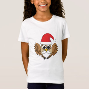 Santa Claus Owl T-Shirt