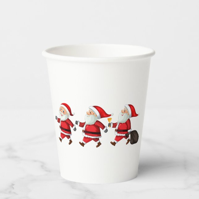 Santa Claus Paper Cups (Front)
