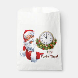 Santa Claus Party Time Favour Bags