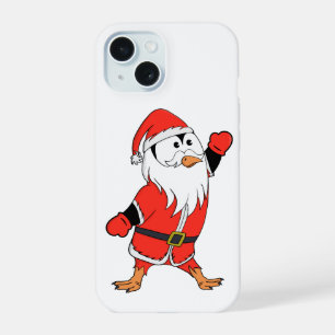 Santa Claus Penguin Ready for Christmas iPhone 15 Case