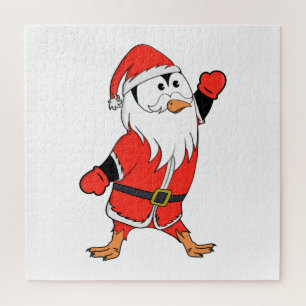 Santa Claus Penguin Ready for Christmas Jigsaw Puzzle