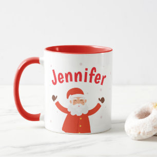 Santa  Claus Personalise Christmas Coffee Mug
