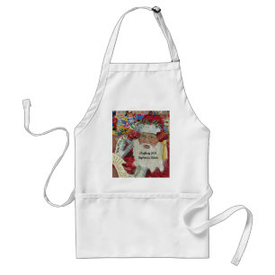 Santa Claus Personalised Name Christmas 20XX Standard Apron