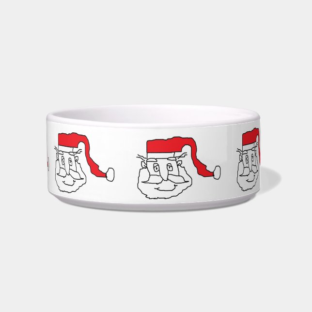 Santa Claus Pet Bowl (Right)