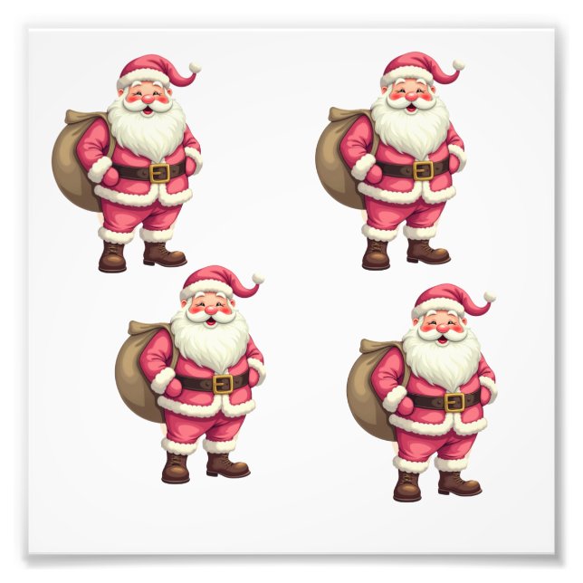 Santa Claus  Photo Print (Front)