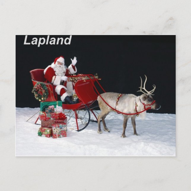 Santa Claus-Pics-[kan.k]-.jpg Holiday Postcard (Front)